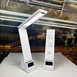 Лампа с беспроводной зарядкой с логотипом adverstyle | mercutio 