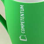 Кружки софт-тач, логотип Competentum