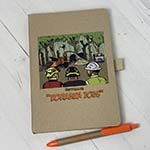 Ежедневник и ручка с логотипом Фестиваль Попилка 2025