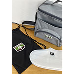 Набор с логотипом Betaseed:сумка-холодильник,сумка-мешок и многоразовые бахилы