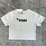 Укороченная футболка с логотипом РЕХАУ