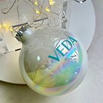 Ёлочный шар с логотипом Veda