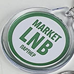 Брелоки и карточки с логотипом LNB