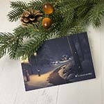 Новогодняя открытка с логотипом Standart