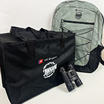 Набор с логотипом VK Видео: рюкзак, термосумка и бинокль