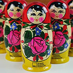 Семеновские матрешки с логотипом Russian Business Community