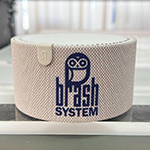Яндекс Станция с логотипом Brash system