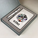 Набор с ежедневником и ручкой, логотип Effect