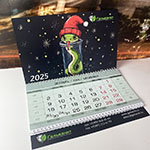 Календарь с логотипом Гальванит