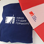 Плед и зонт с логотипом Киностудия Горького