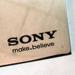 Визитница металлическая с логотипом SONY
