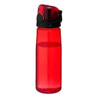 Бутылка для воды FLASK, 800 мл; 25, 2х7, 7см, красный, пластик