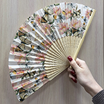 Веер индивидуальное изготовление с дизайном бабочек