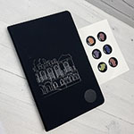 Ежедневник и стикеры для обложки с логотипом АдверСтайл 