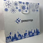 Подарочный пакет с логотипом Реватор