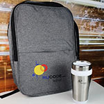 Рюкзак и термокружка с логотипом RUCODE Festival