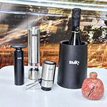 Винный набор:мельница, штопор, электрический аэратор, охладитель для вина с логотипом BMK