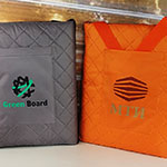 Пледы для пикника с логотипом Green Board и МТИ