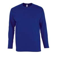 Футболка мужская с длинным рукавом MONARCH, синий, XL, 100% хлопок, 150 г/м2