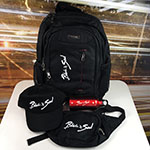 Набор с логотипом Black Soul: рюкзак, поясная сумка, бейсболка и спортивная бутылка