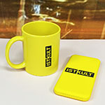 Кружка и внешний аккумулятор с логотипом ISTKULT