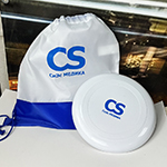 Сумка мешок и фрисби с логотипом СиЭс медика