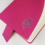 Блокнот с логотипом CJF