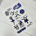 Стикеры с логотипом GTNT