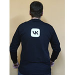 Лонгслив с логотипом VK