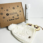 Подарочный набор с логотипом Российская премьер лига: термос, елочные игрушки и вязаная шапка 