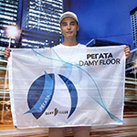 Флаг для регаты с логотипом Damy Floor