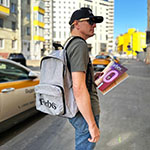 Рюкзак из переработанного пластика с логотипом Forbes