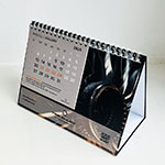 Настольный календарь с логотипом Top Alloy