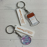 Индивидуальные брелоки с логотипом NOVAprep