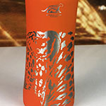 Бутылка Дальневосточные Леопарды, софт-тач, круговая гравировка