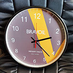 Часы настенные с логотипом BRAVOIL