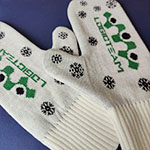 Варежки с логотипом Logicteam