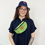 Панама и поясная сумка с логотипом Family Trip