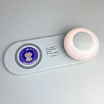 Станция беспроводной зарядки с ночником логотип adverstyle | mercutio