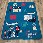 Индивидуальный плед пикник с логотипом Air Cargo Pro