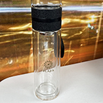 Стеклянный термос с логотипом Plaza