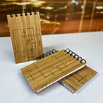 Бамбуковые блокноты с принтом и логотипом АдверСтайл/Меркуцио