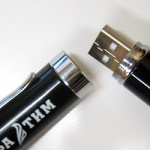 Ручка-флешка с логотипом Альфа Тим