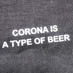 Маска с логотипом пива Corona