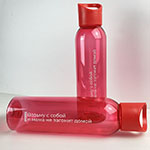 Бутылка для воды с логотипом Метросеть