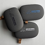 Аккумуляторы в виде камня с логотипом Донской камень