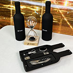 Наборы для вина и часы с логотипом Filanco