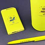 Набор soft touch: ручка, аккумулятор, термокружка, логотип Мебель