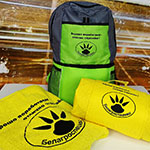 Набор с логотипом Белагроспецмаш: полотенце,рюкзак и плед