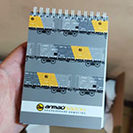 Блокнот с логотипом Алтайвагон 